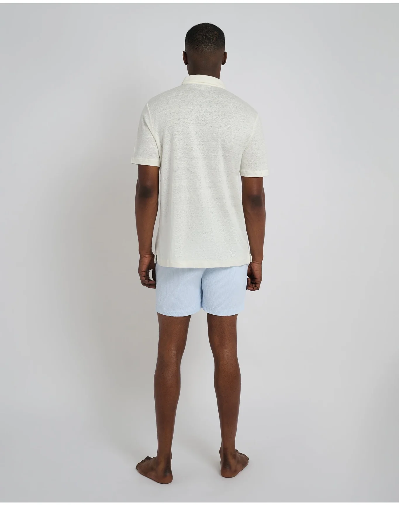 Men | Dylan Linen Shirt | White - Image 5