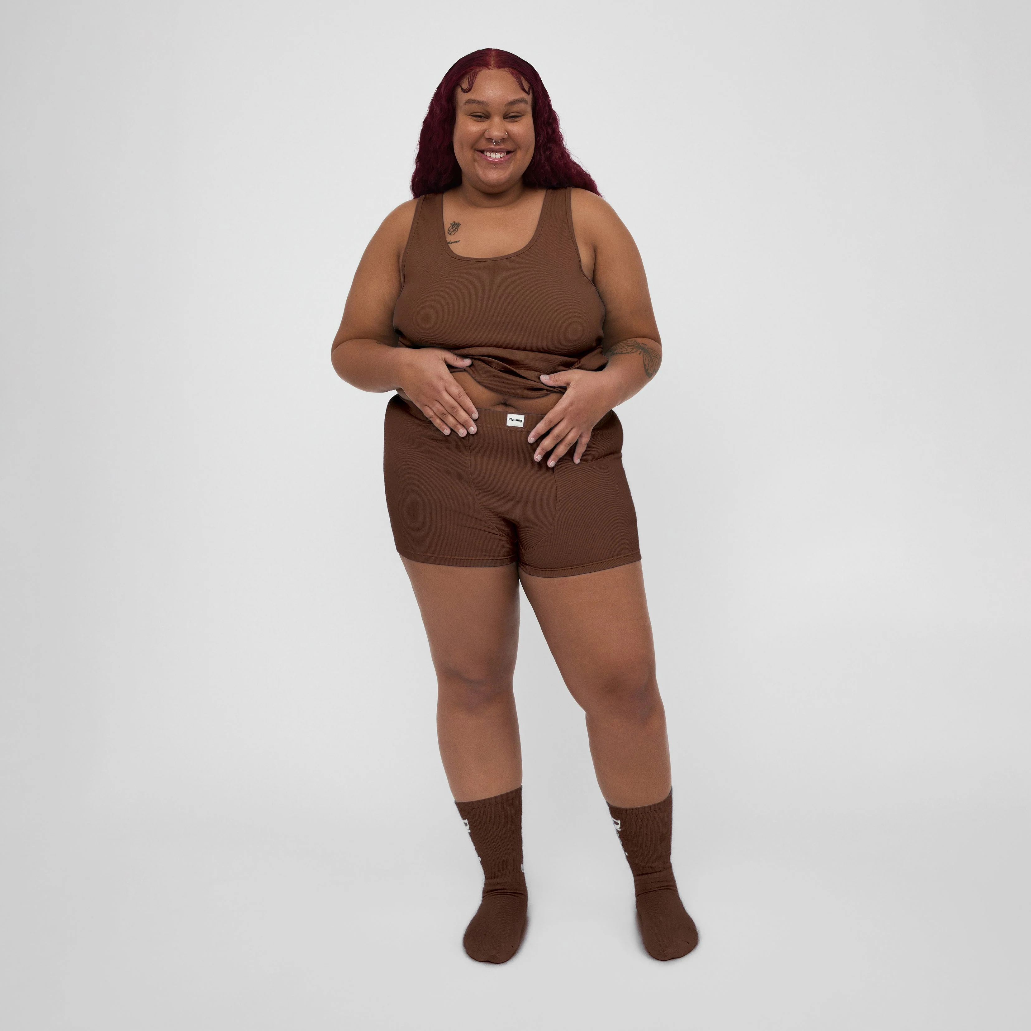 The Pleasing Ribbed Boxer Brief | Brown - Image 12