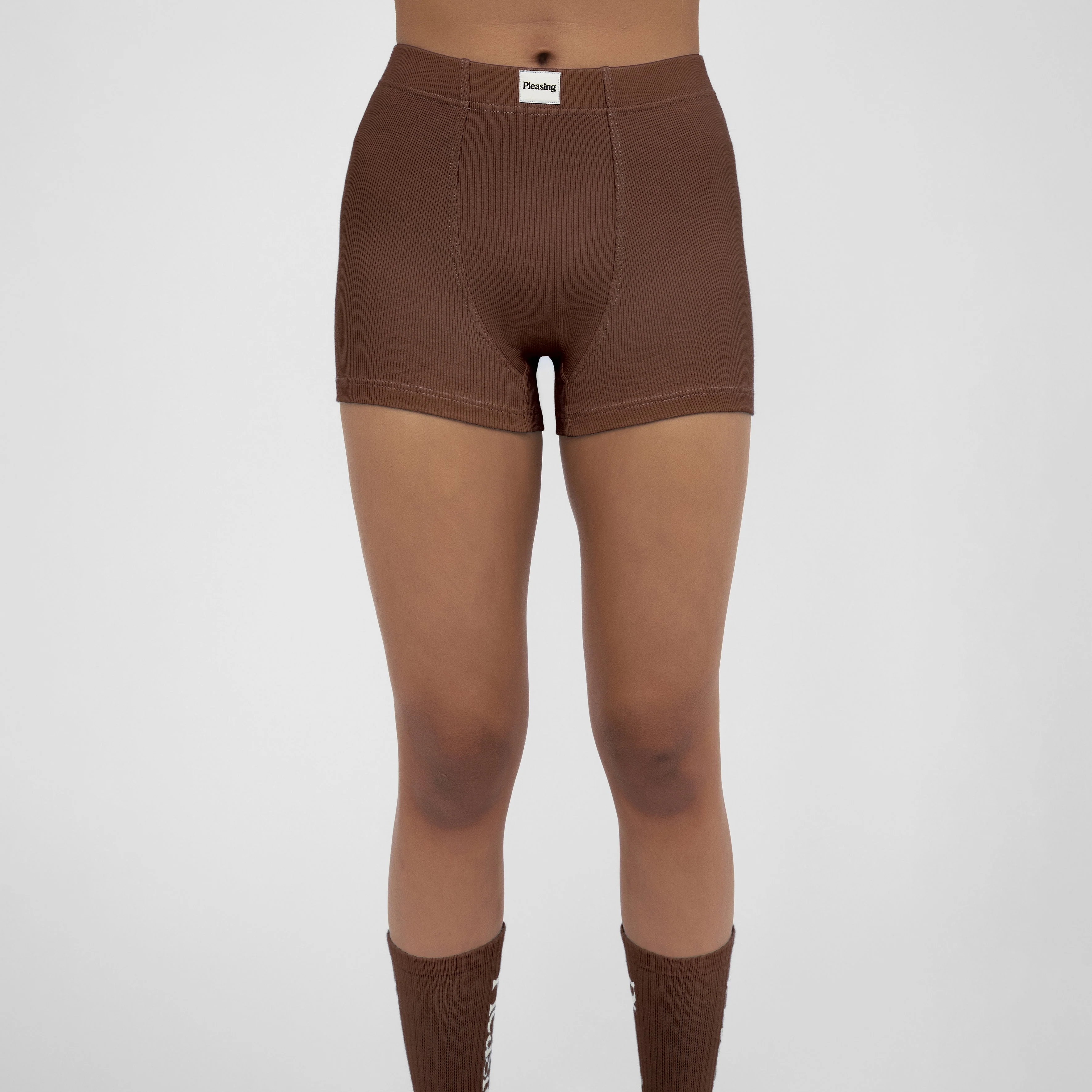 The Pleasing Ribbed Boxer Brief | Brown - Image 14