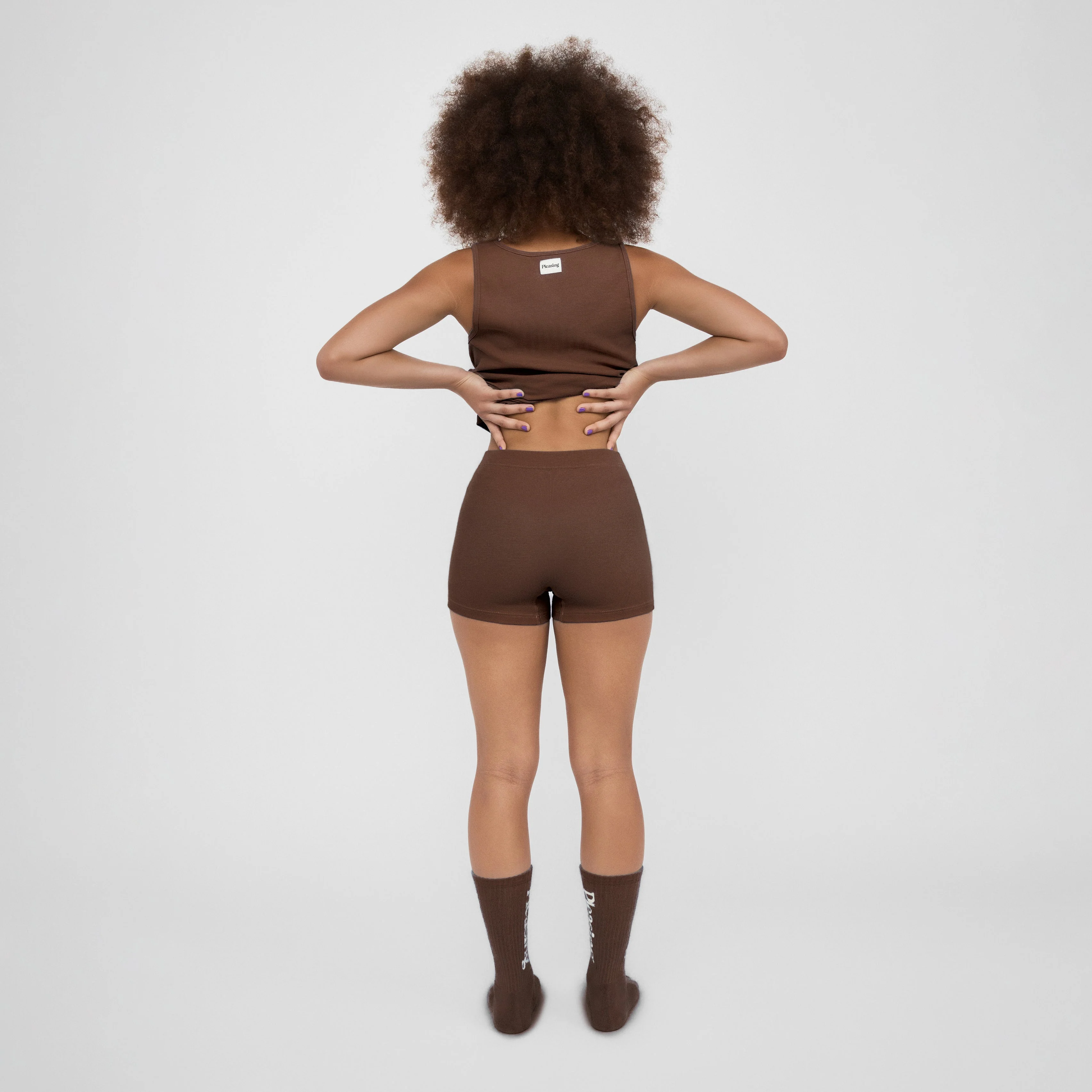 The Pleasing Ribbed Boxer Brief | Brown - Image 17