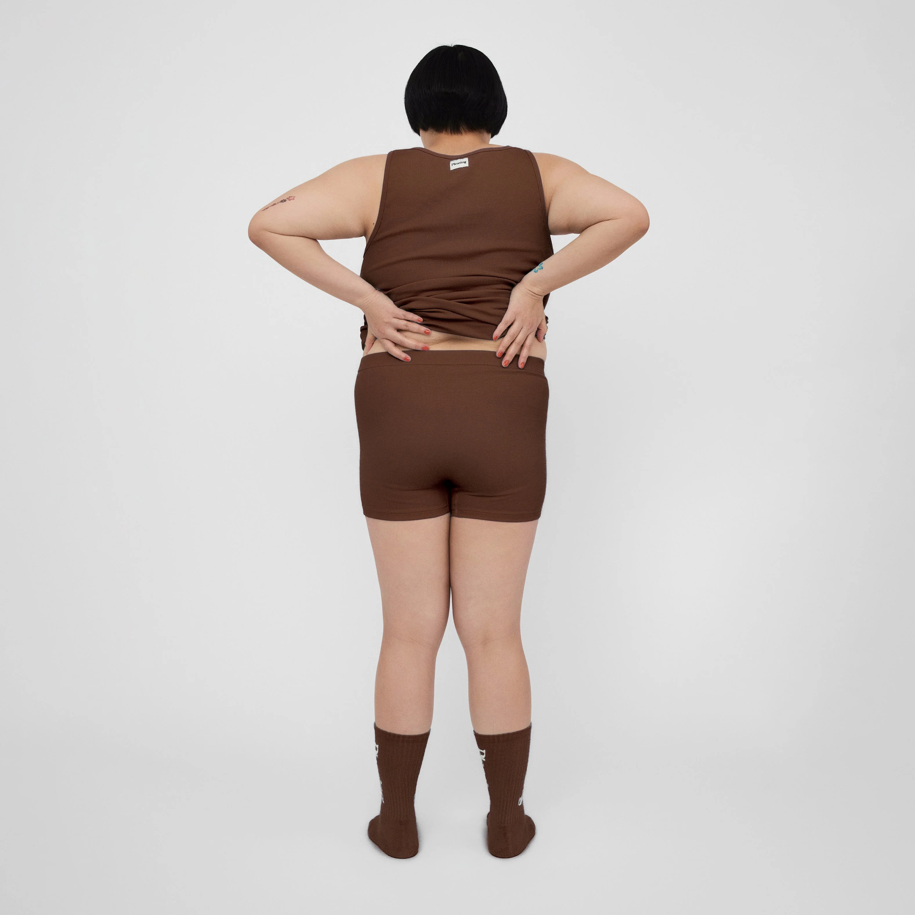The Pleasing Ribbed Boxer Brief | Brown - Image 23