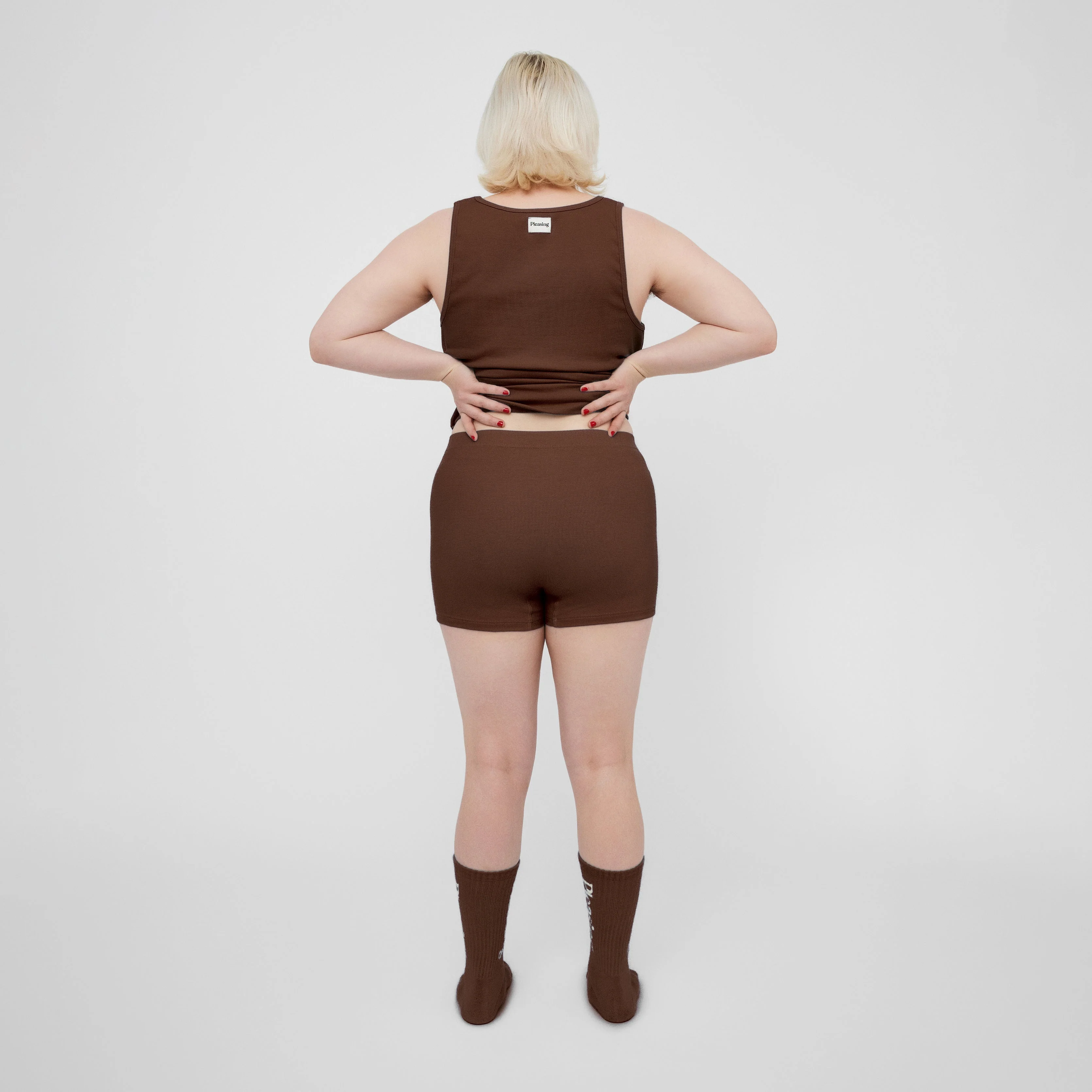 The Pleasing Ribbed Boxer Brief | Brown - Image 26