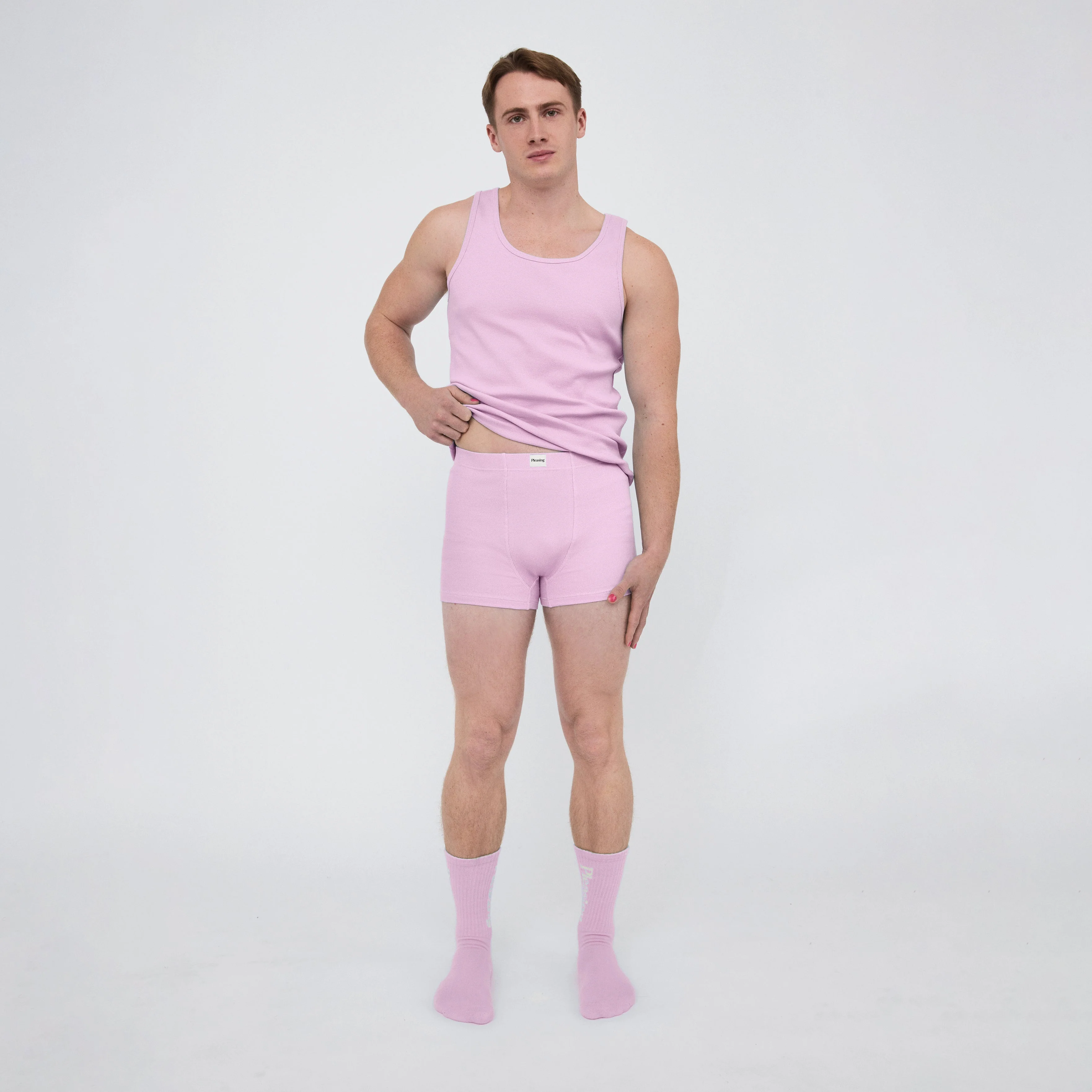 The Pleasing Ribbed Boxer Brief | Lavender - Image 27