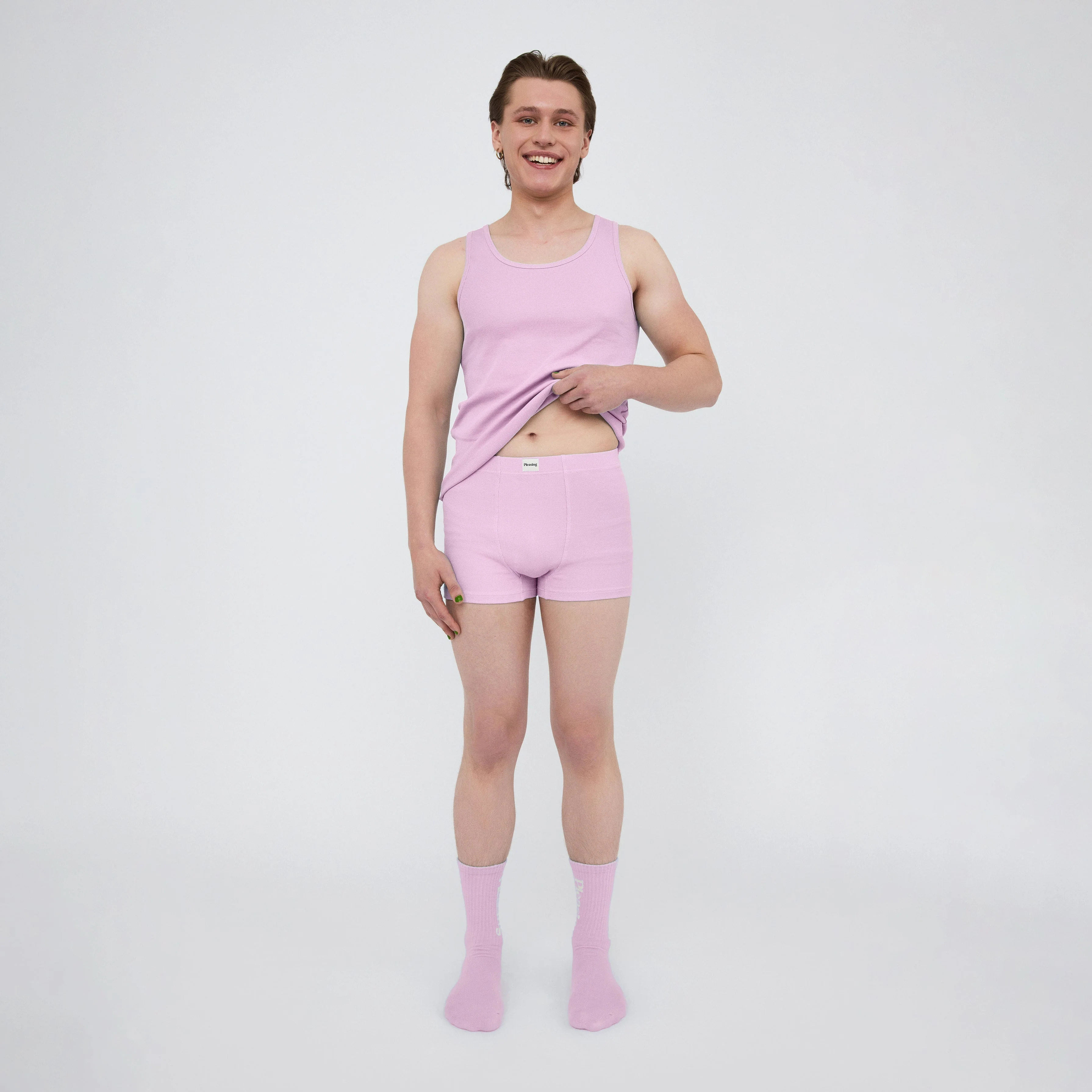 The Pleasing Ribbed Boxer Brief | Lavender - Image 29