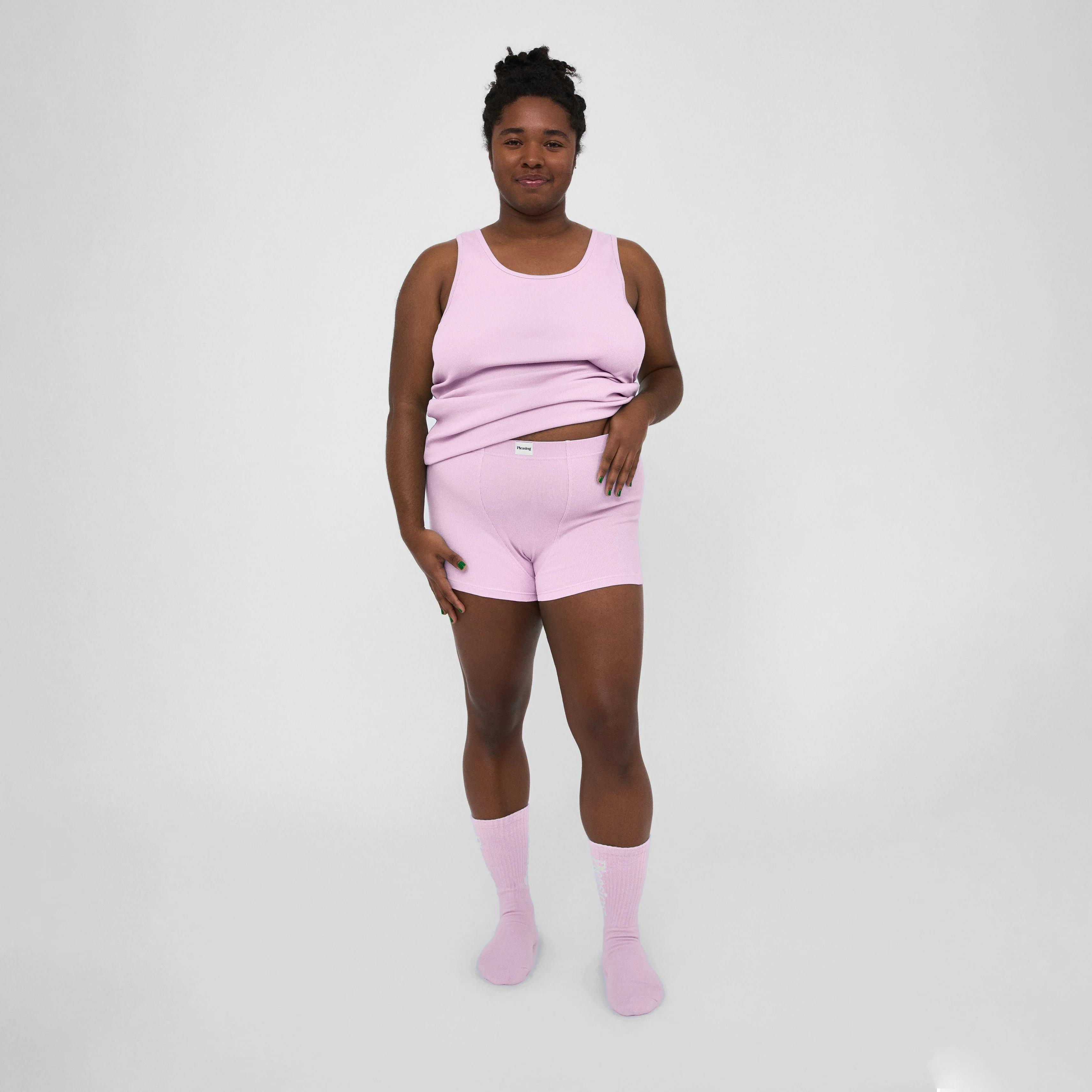 The Pleasing Ribbed Boxer Brief | Lavender - Image 3