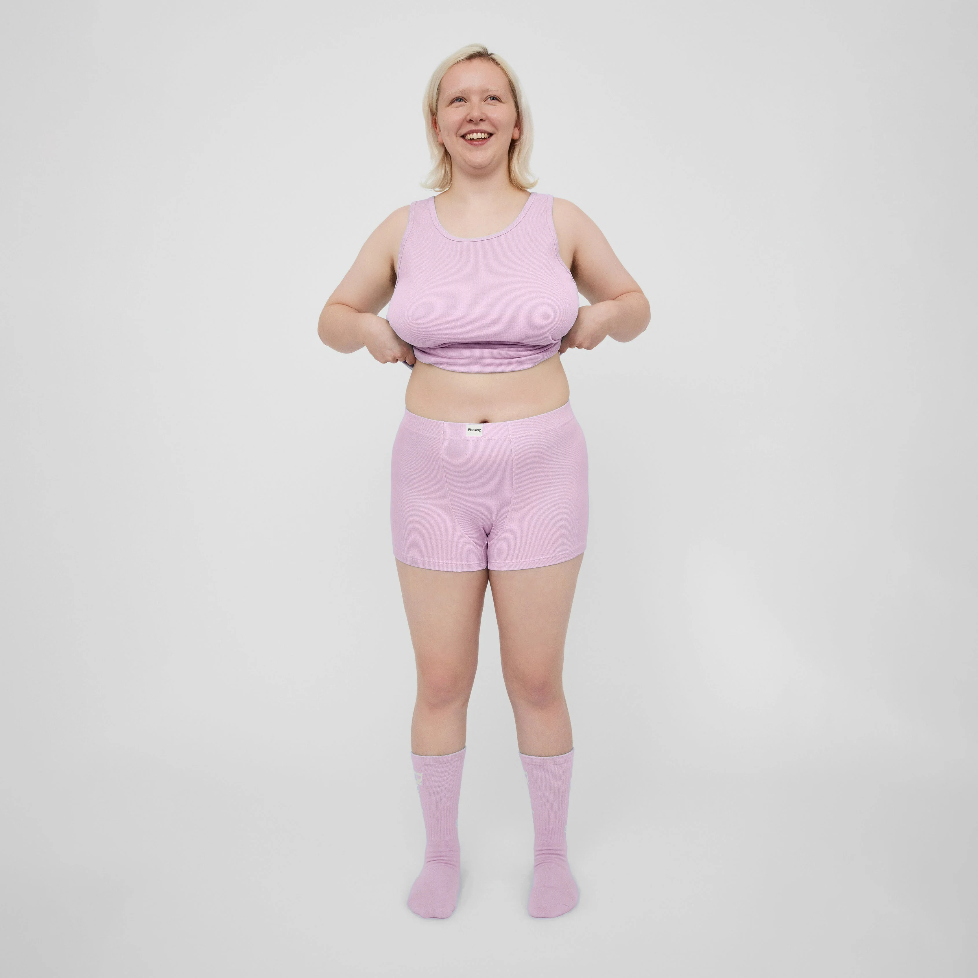 The Pleasing Ribbed Boxer Brief | Lavender - Image 7