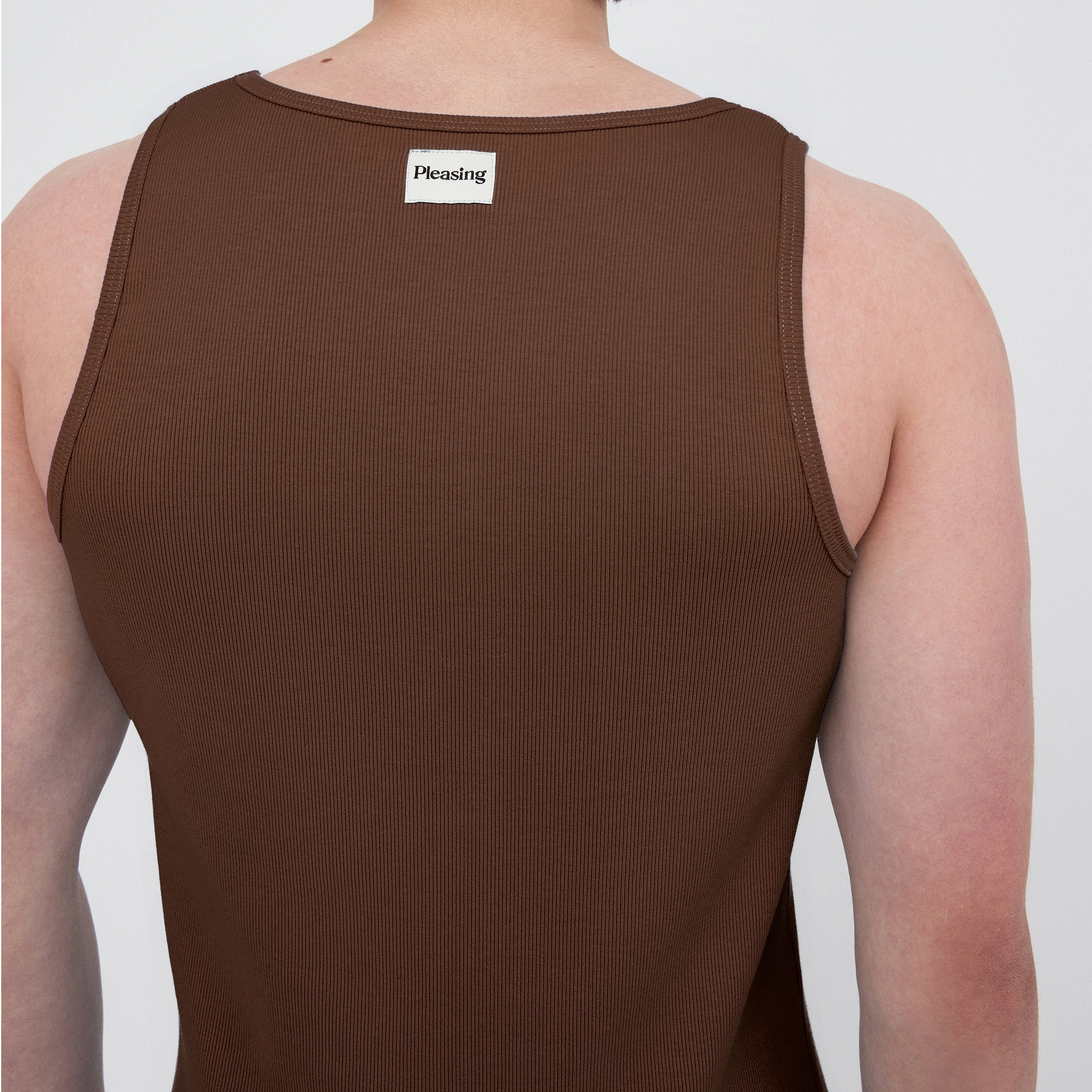 The Pleasing Ribbed Tank | Brown - Image 13