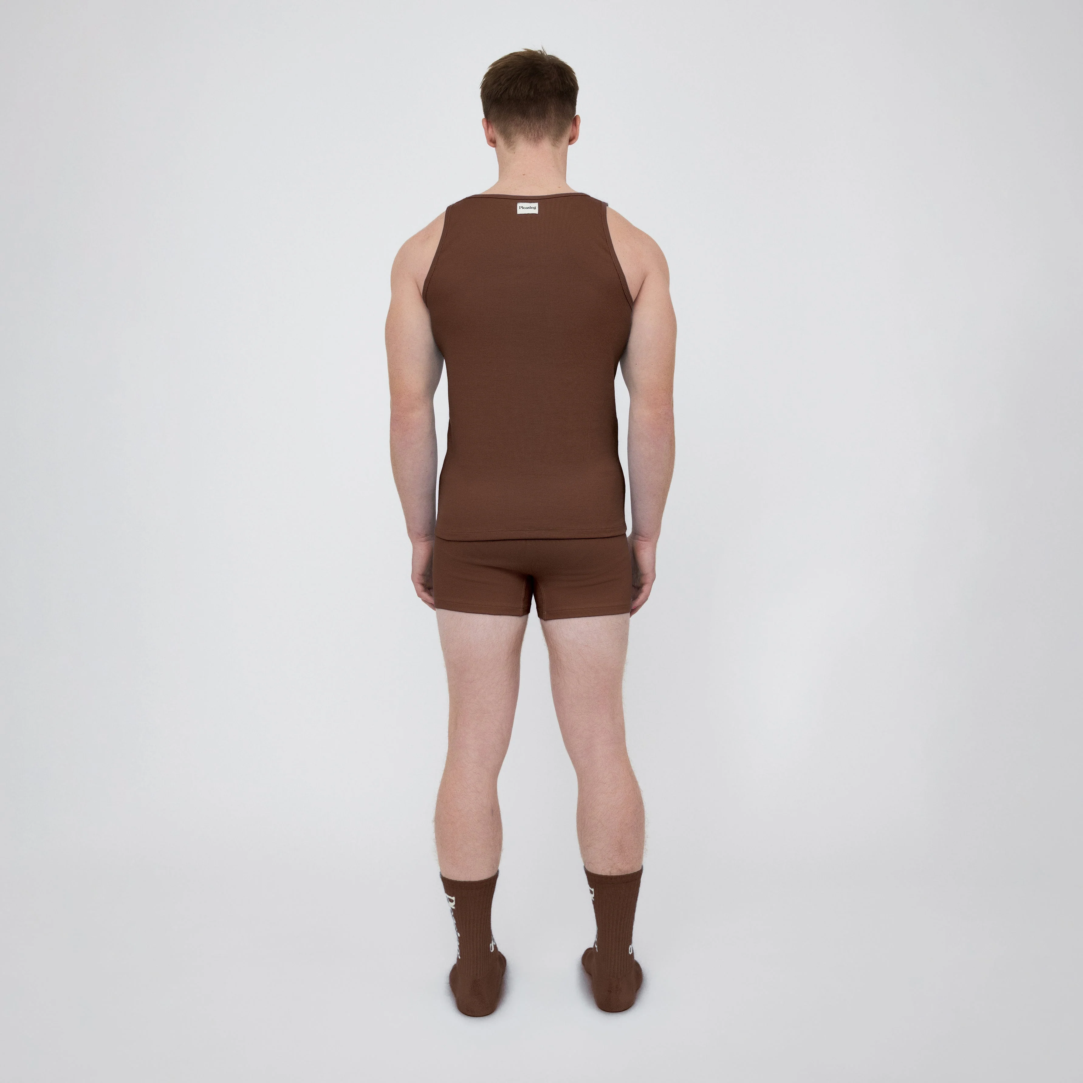 The Pleasing Ribbed Tank | Brown - Image 22