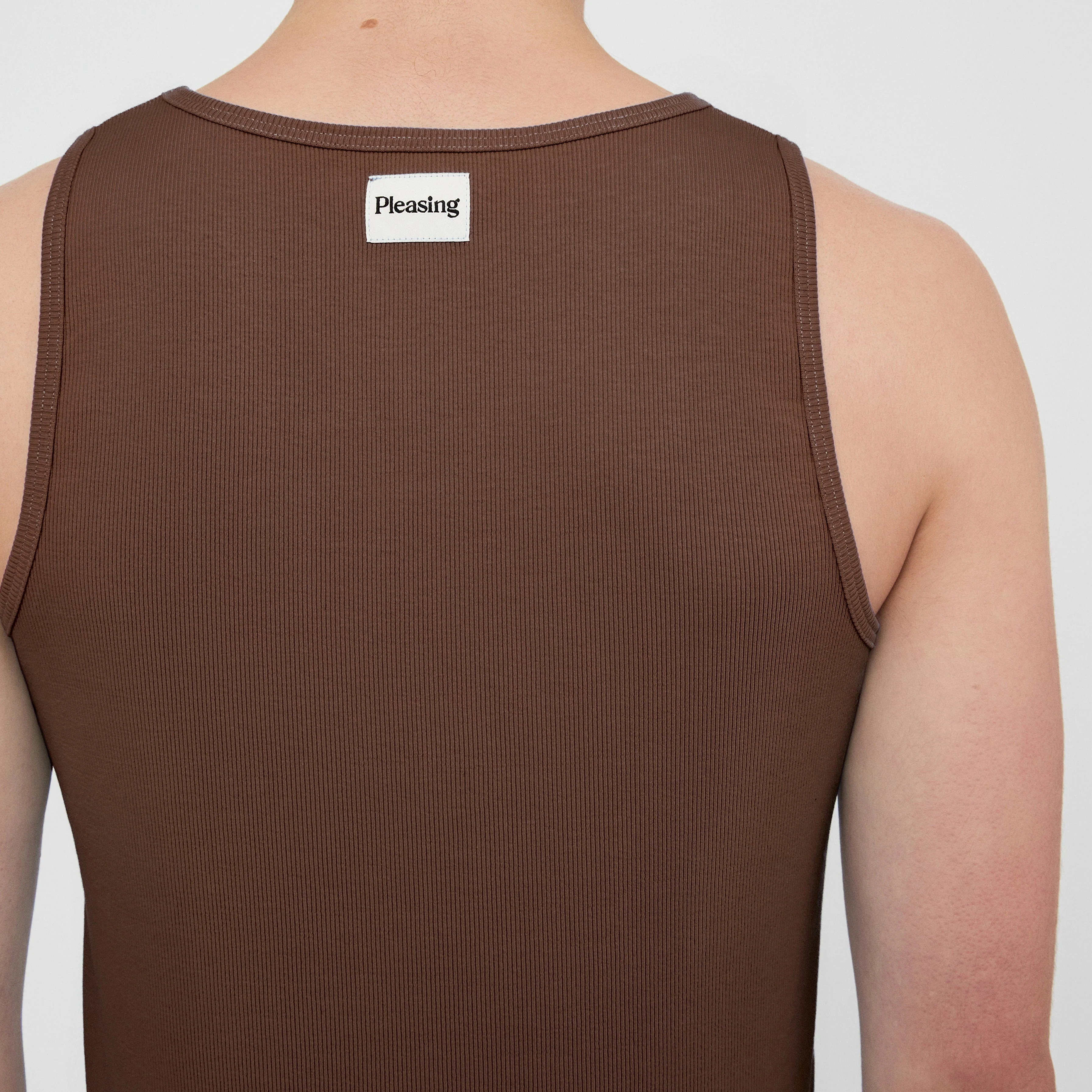 The Pleasing Ribbed Tank | Brown - Image 25