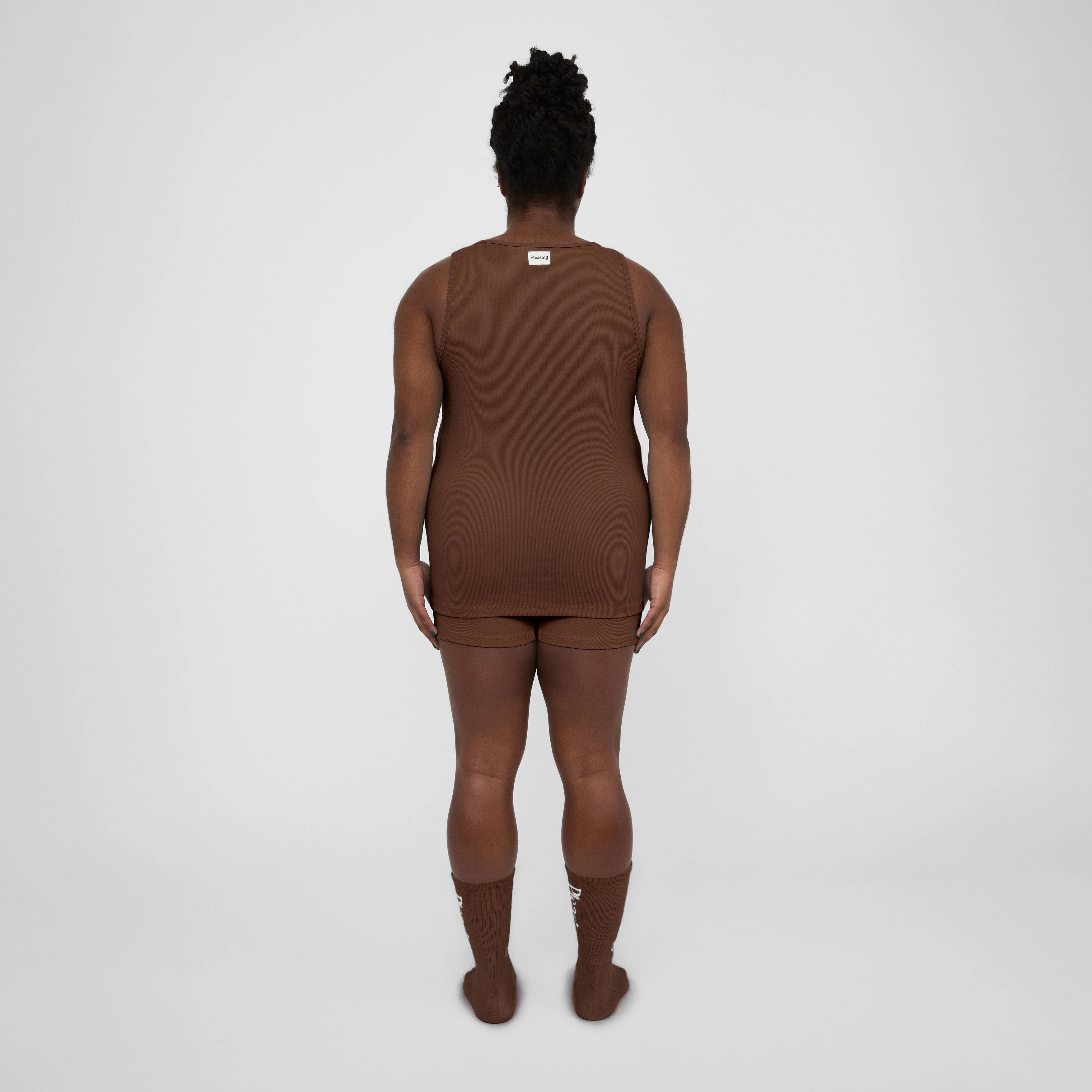 The Pleasing Ribbed Tank | Brown - Image 27