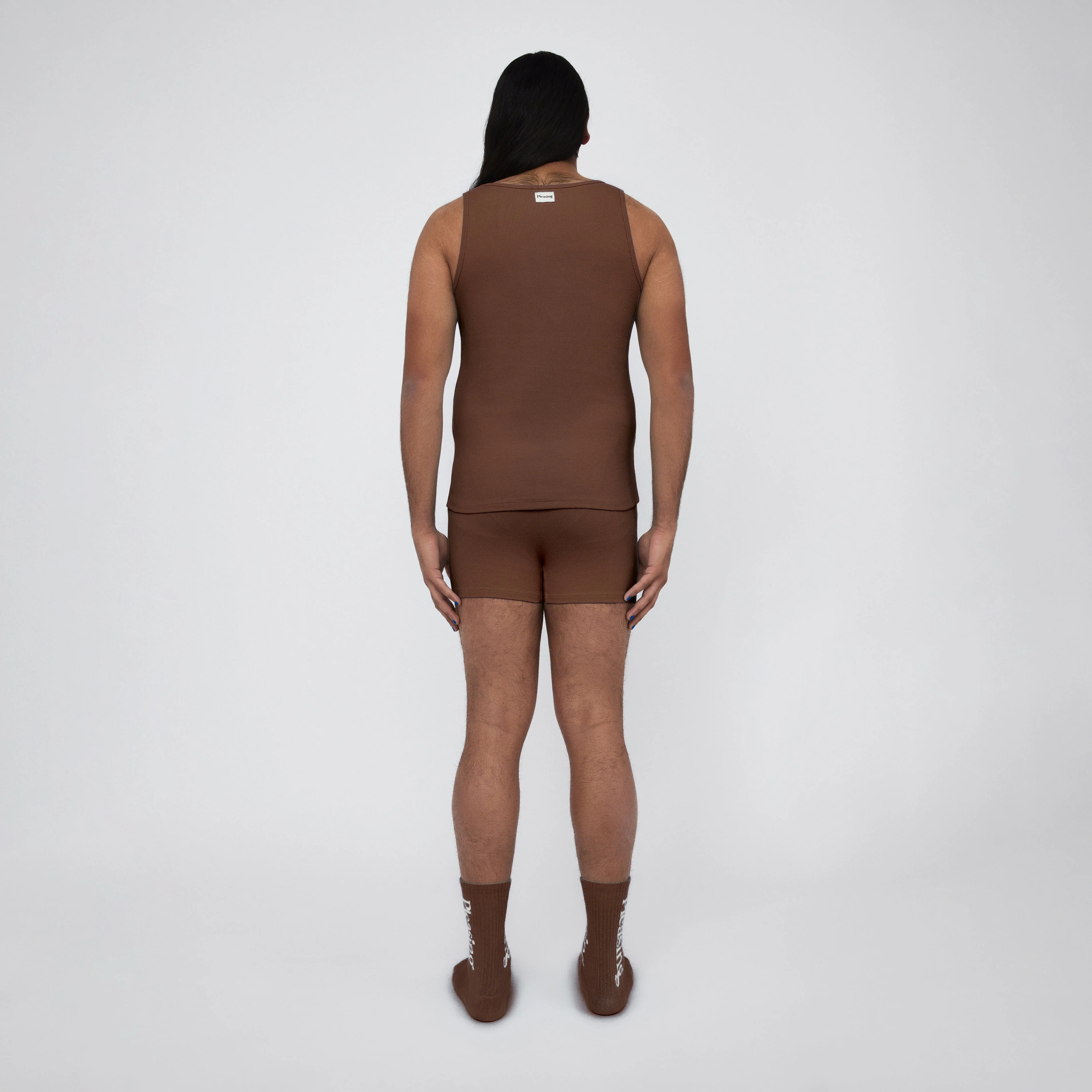 The Pleasing Ribbed Tank | Brown - Image 28