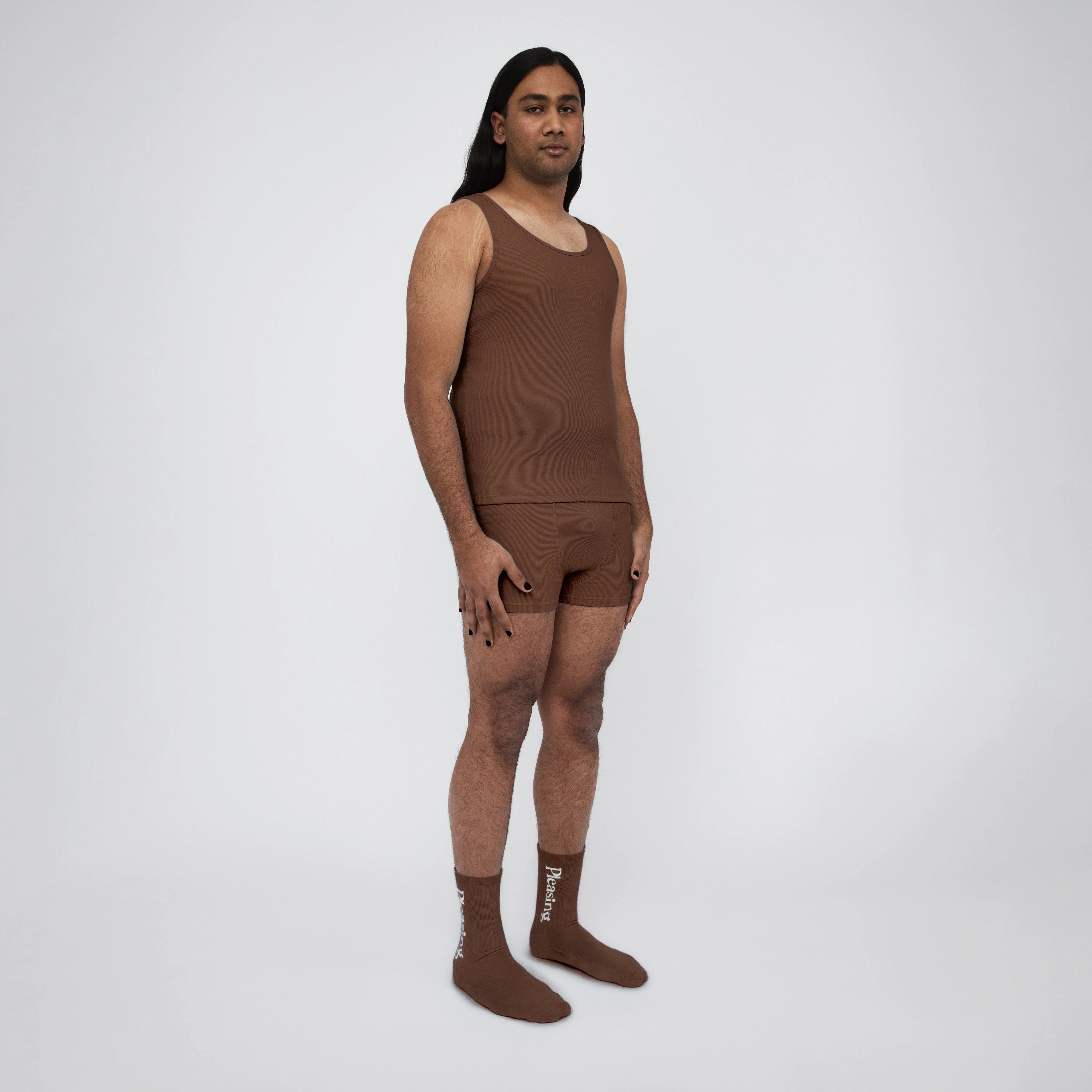The Pleasing Ribbed Tank | Brown - Image 33