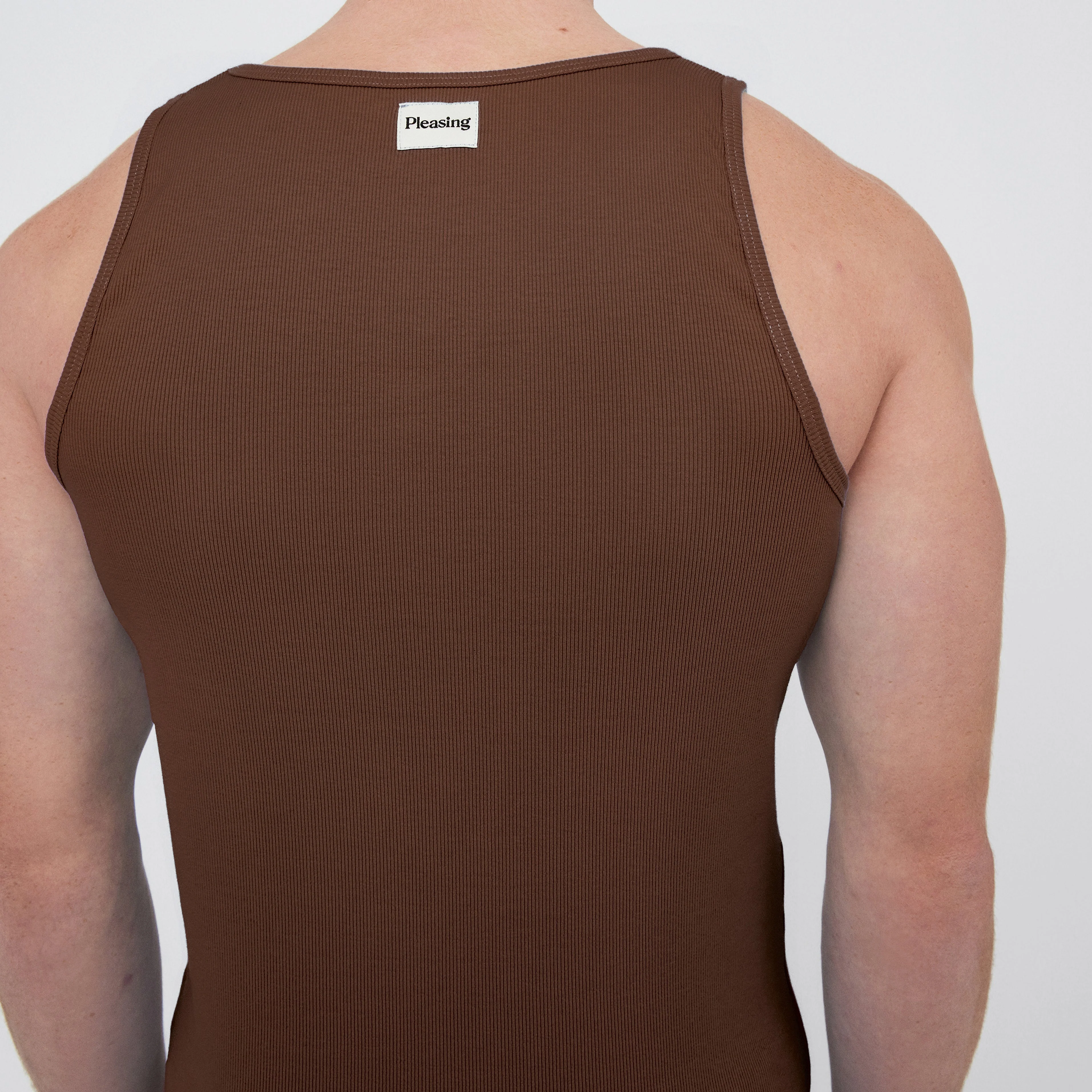 The Pleasing Ribbed Tank | Brown - Image 36