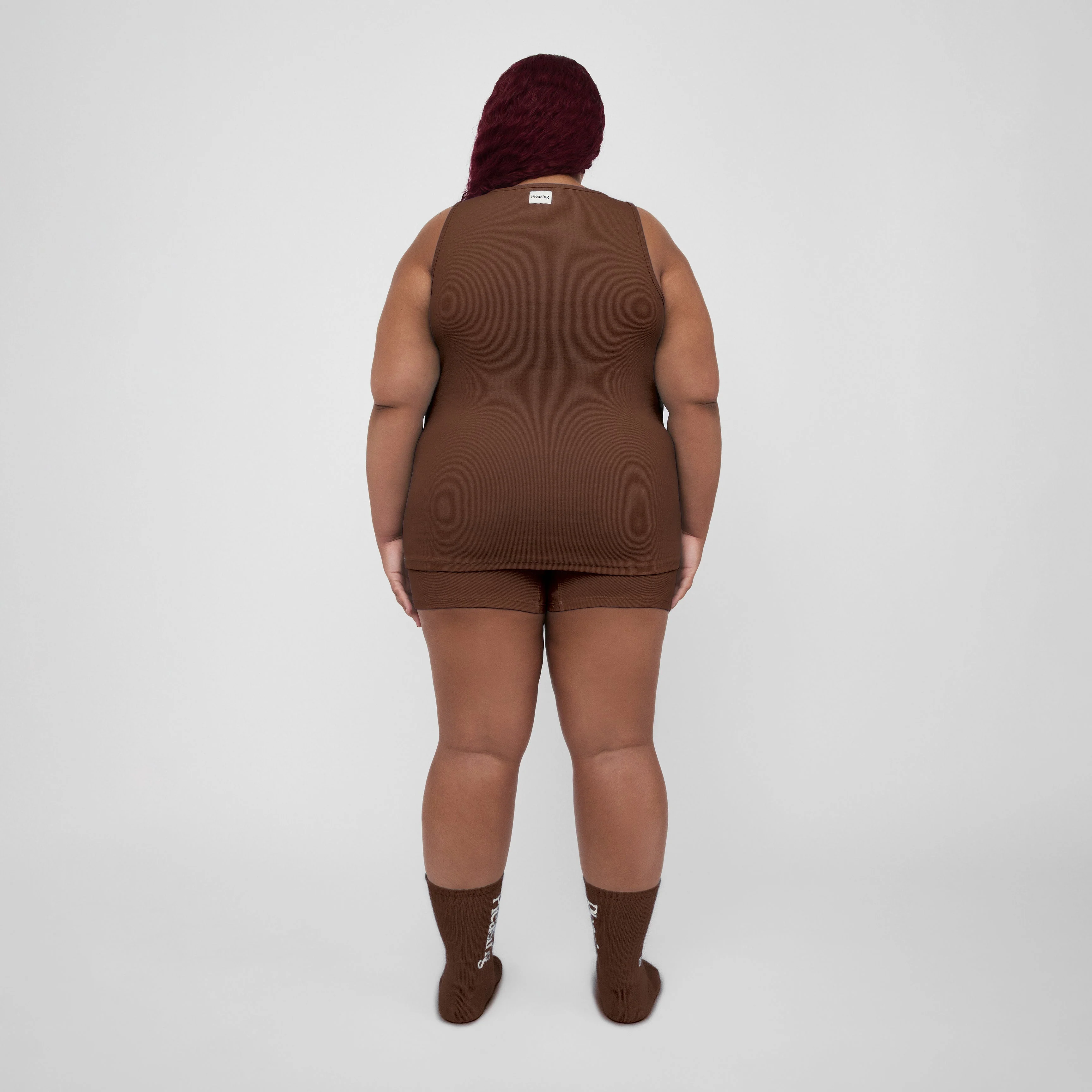 The Pleasing Ribbed Tank | Brown - Image 38