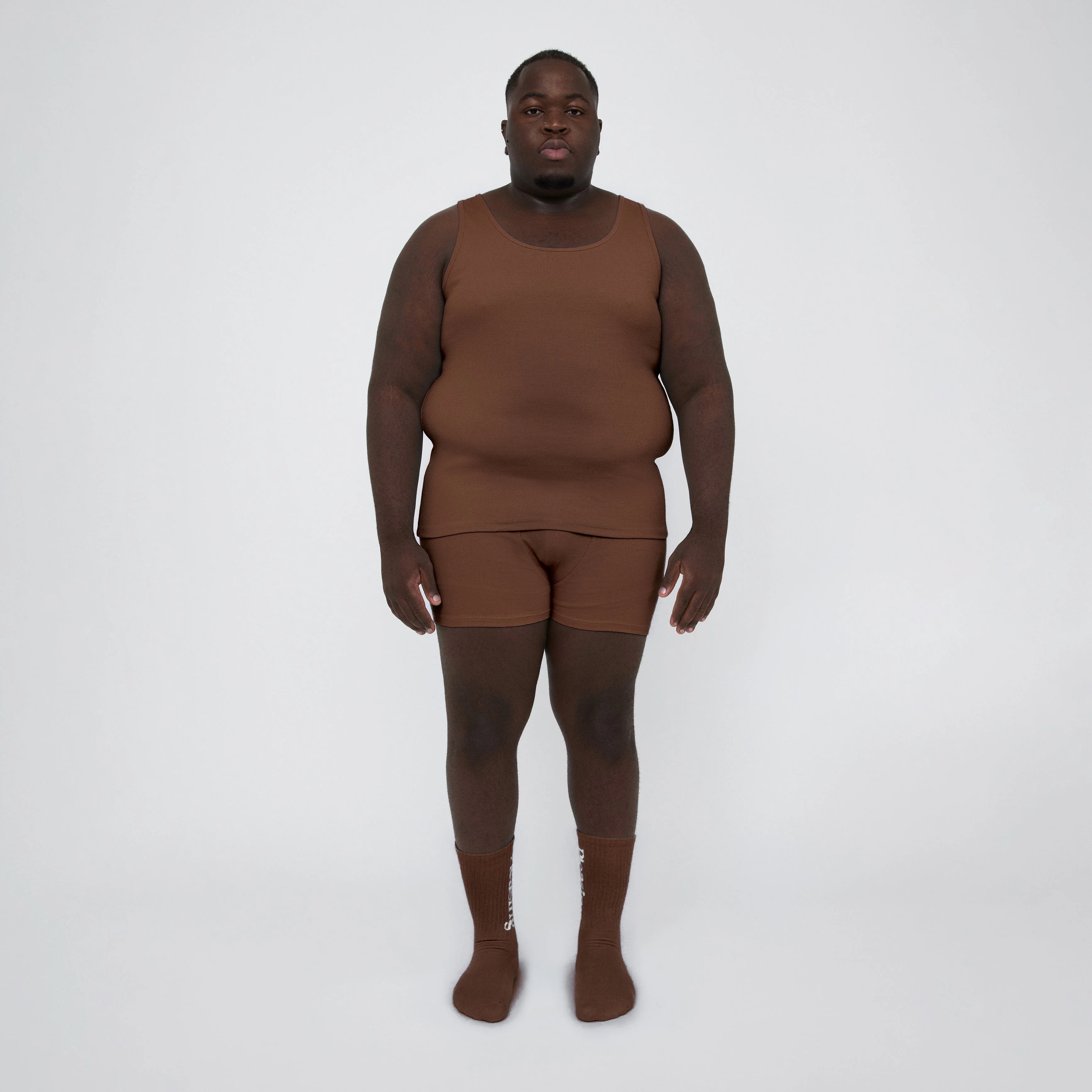 The Pleasing Ribbed Tank | Brown - Image 7